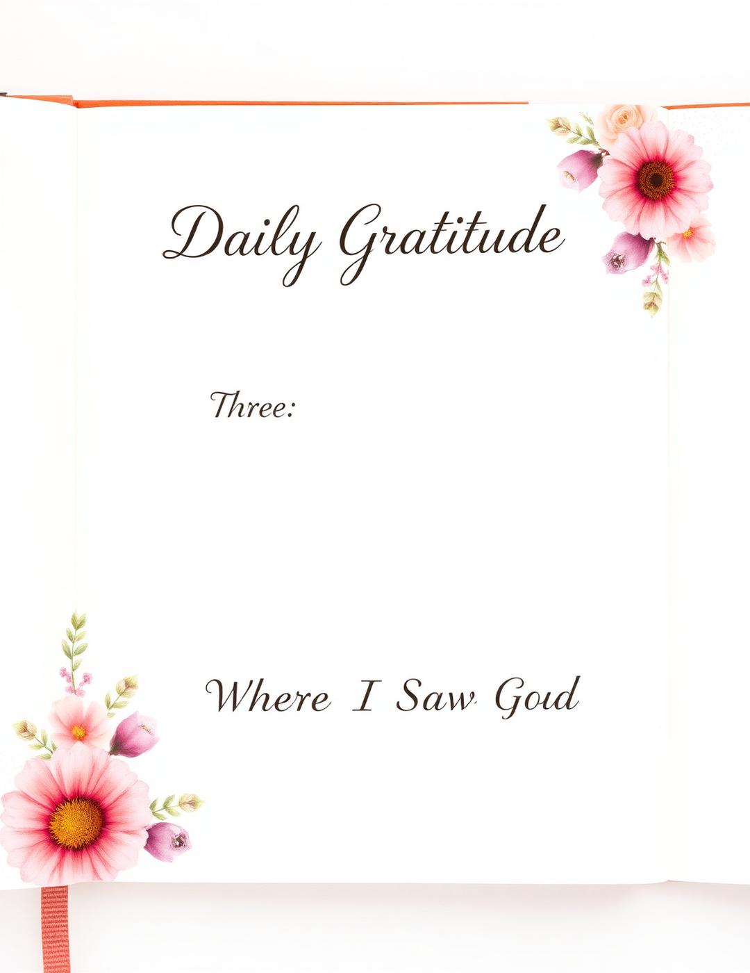 Daily Gratitude interior page